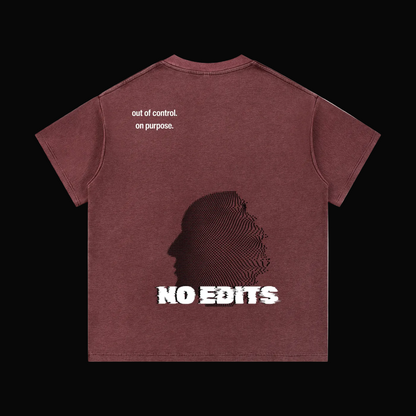 "No Edits" Waffle Knit T-Shirt