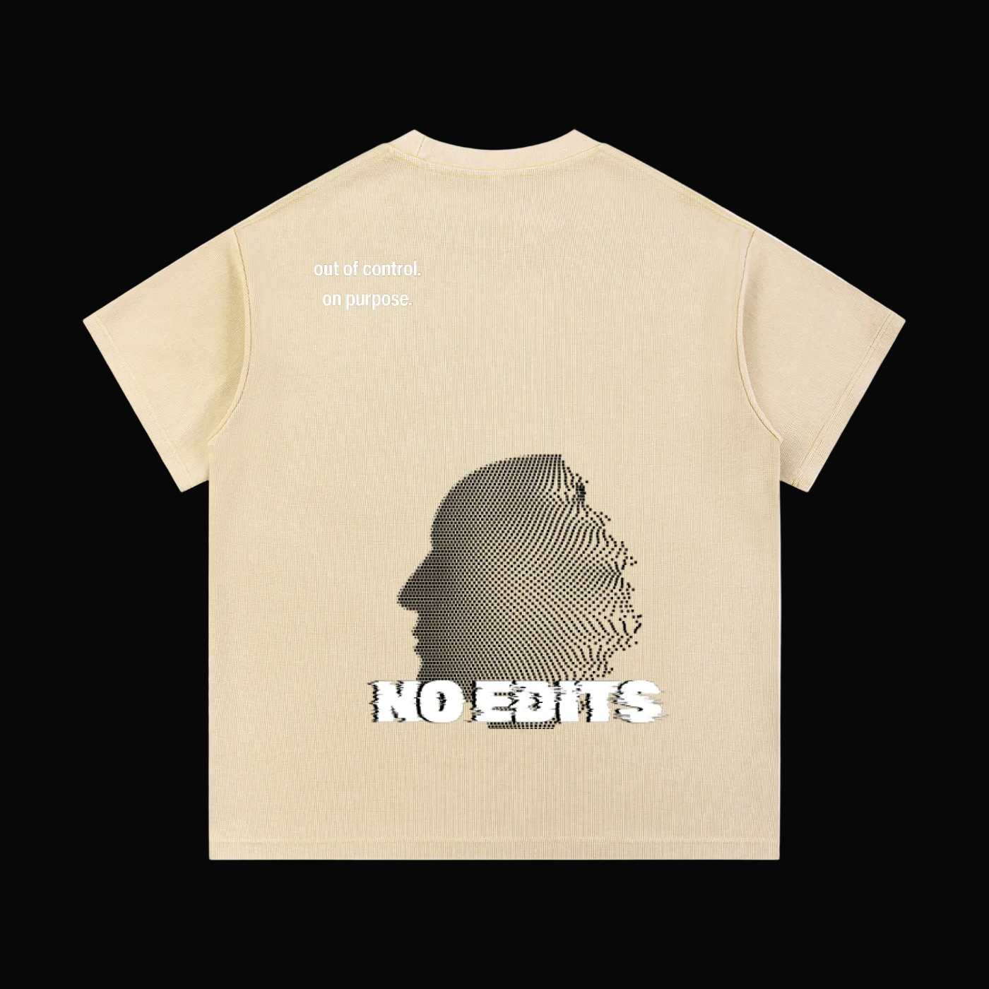 "No Edits" Waffle Knit T-Shirt