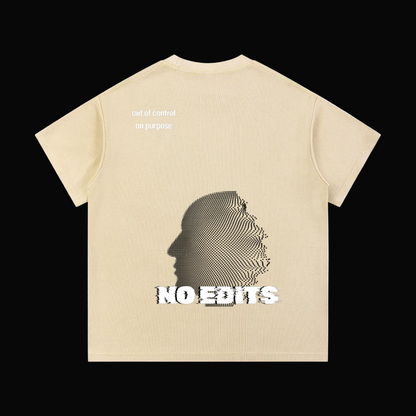 "No Edits" Waffle Knit T-Shirt