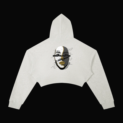 "Shattered Control" Cropped Hoodie