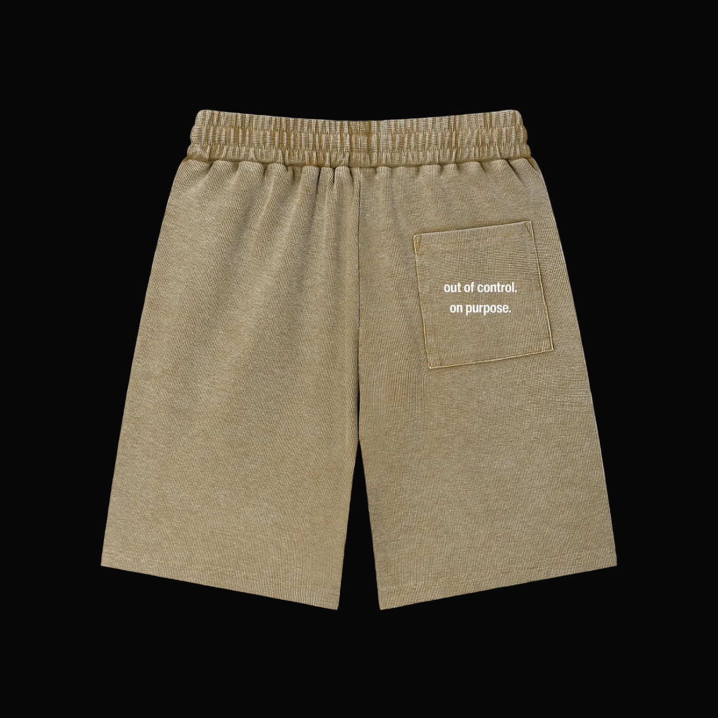 "No Edits" Waffle Knit Shorts