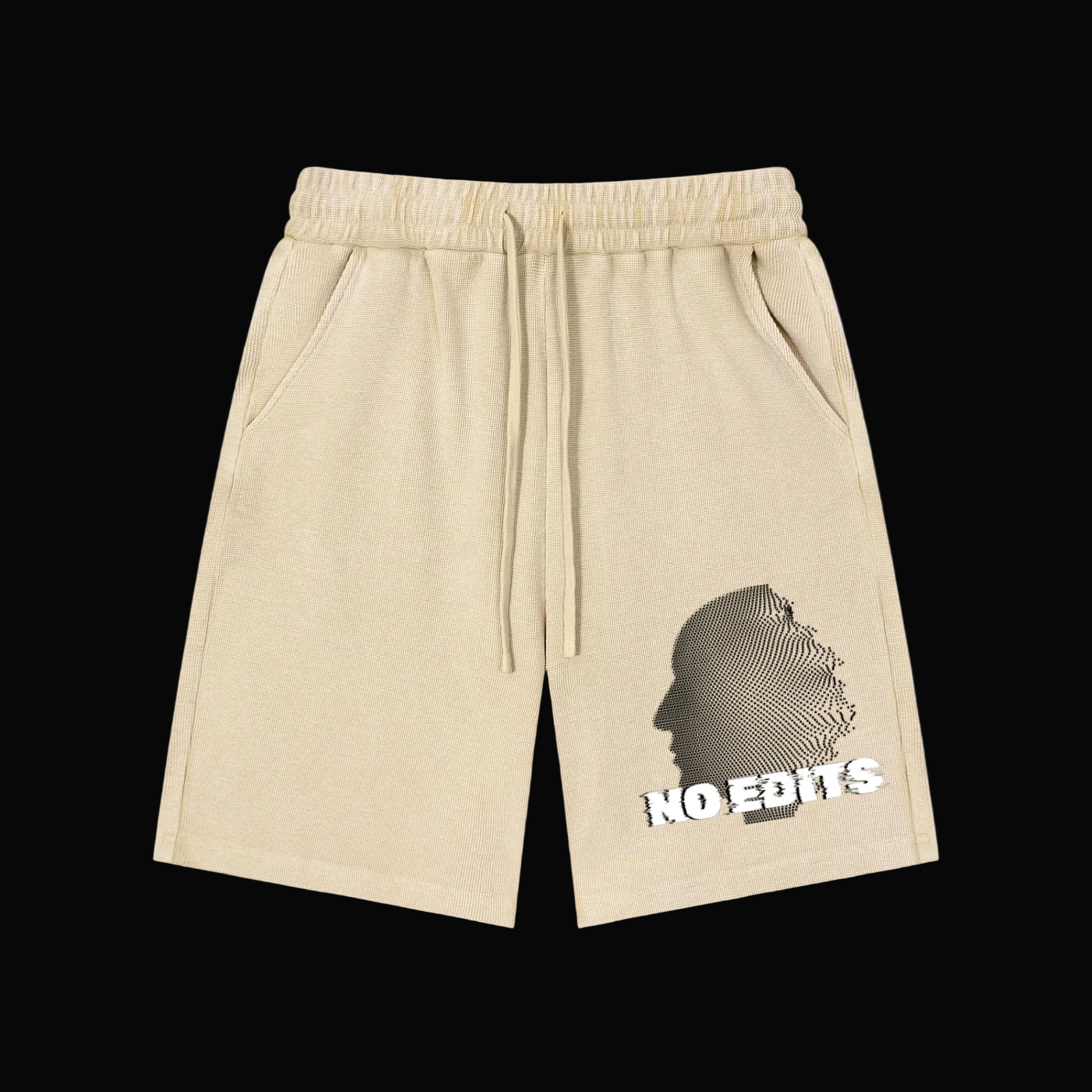 "No Edits" Waffle Knit Shorts