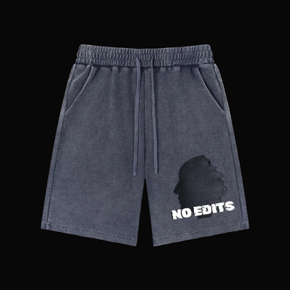 "No Edits" Waffle Knit Shorts