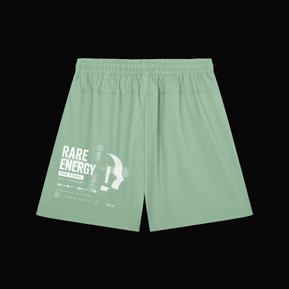 "RARE ENERGY" Drawstring Shorts