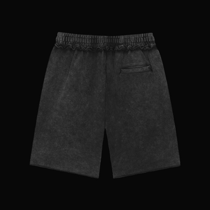 "Undefined" Mineral Wash Raw Shorts