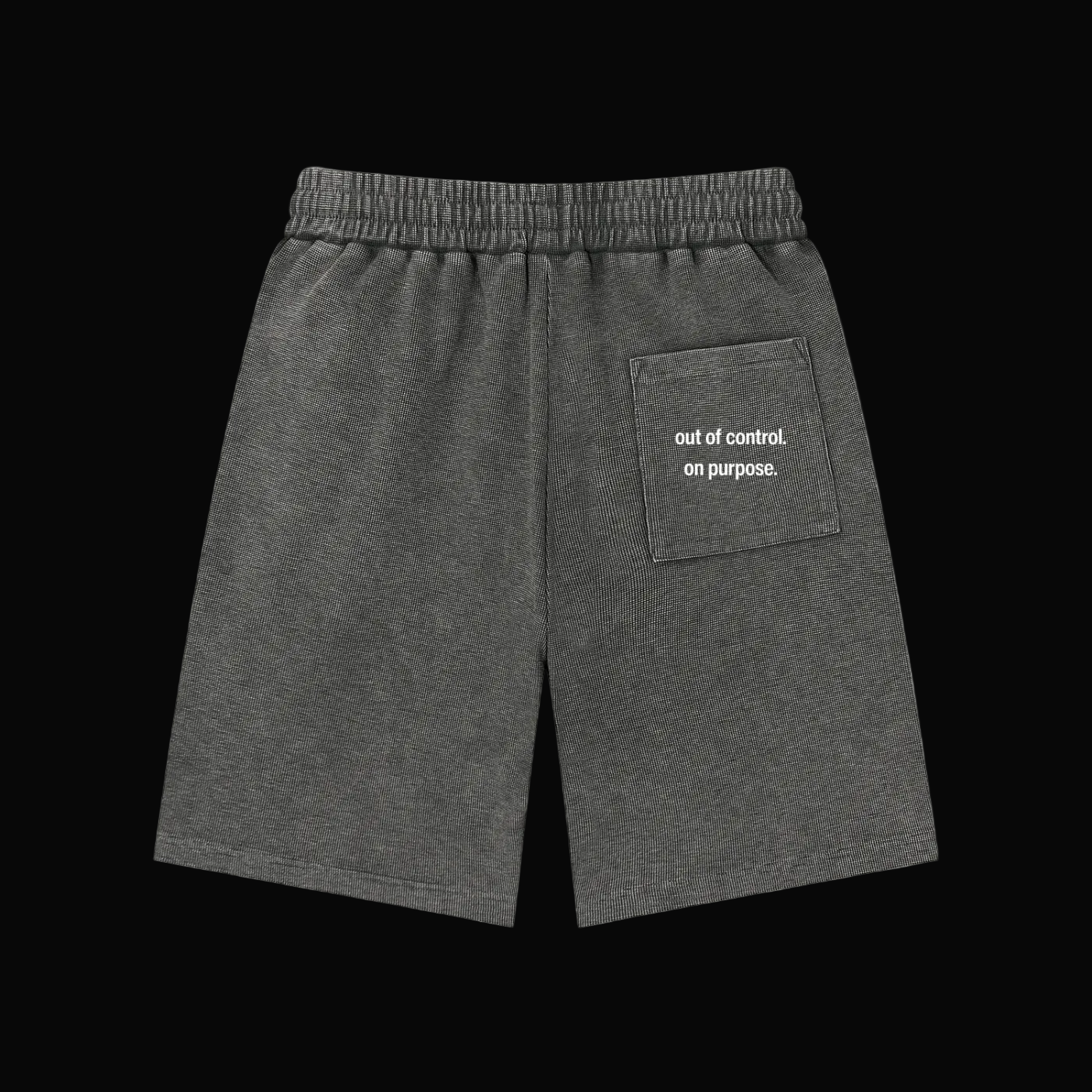 "No Edits" Waffle Knit Shorts