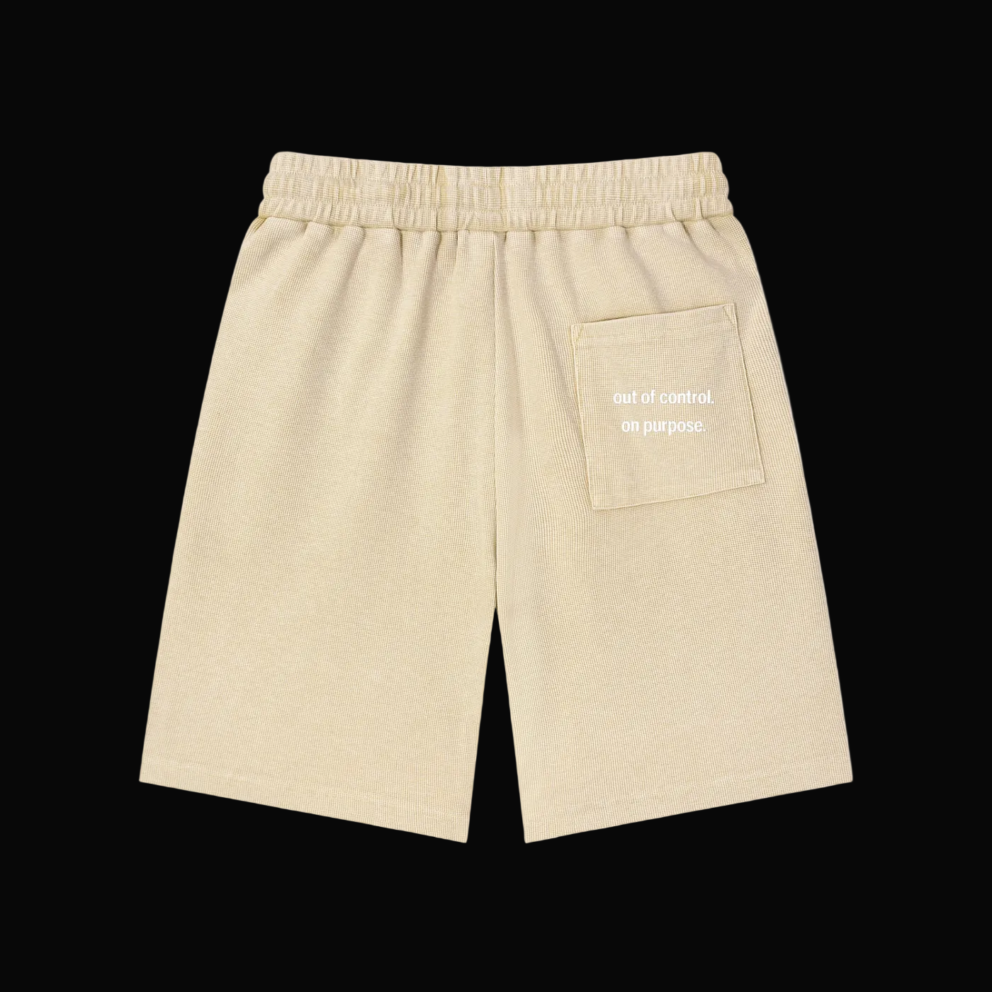 "No Edits" Waffle Knit Shorts
