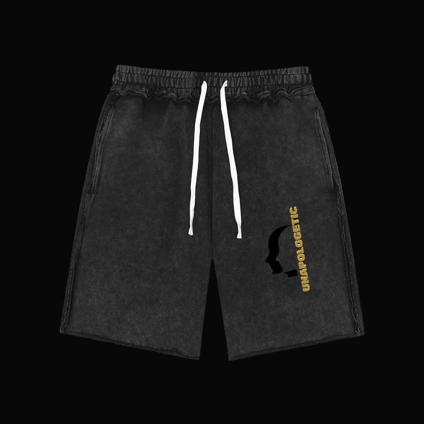 "Undefined" Mineral Wash Raw Shorts