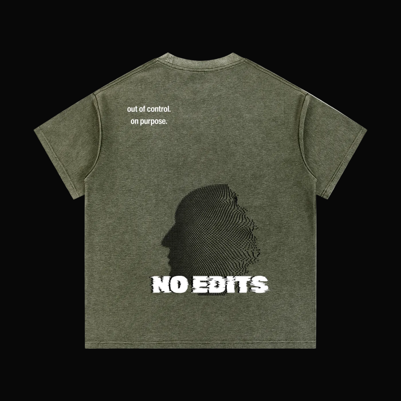 "No Edits" Waffle Knit T-Shirt