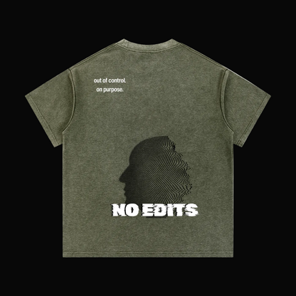 "No Edits" Waffle Knit T-Shirt