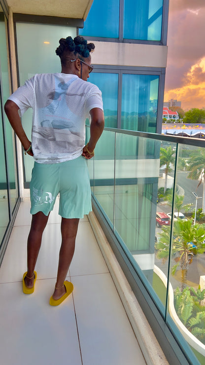 "RARE ENERGY" Drawstring Shorts