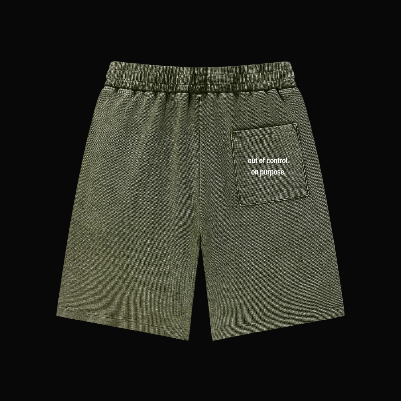 "No Edits" Waffle Knit Shorts