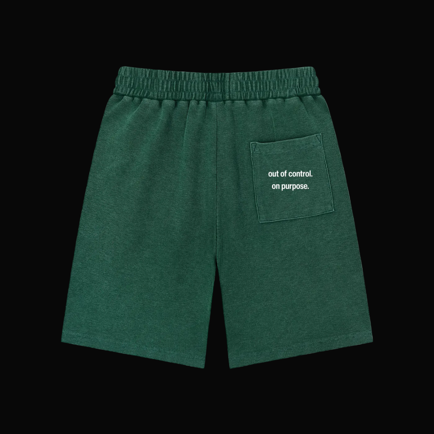 "No Edits" Waffle Knit Shorts