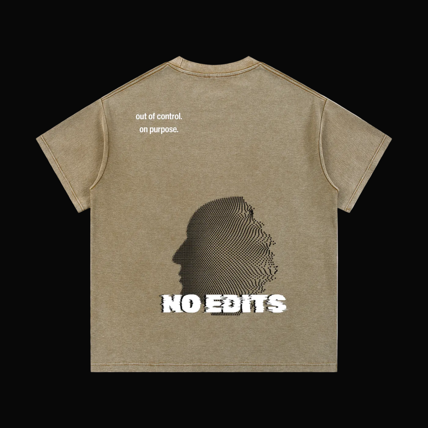 "No Edits" Waffle Knit T-Shirt