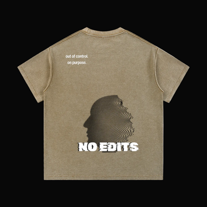 "No Edits" Waffle Knit T-Shirt