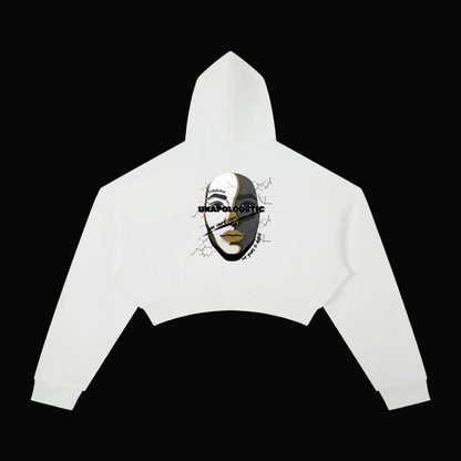 "Shattered Control" Cropped Hoodie