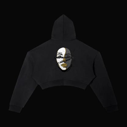 "Shattered Control" Cropped Hoodie