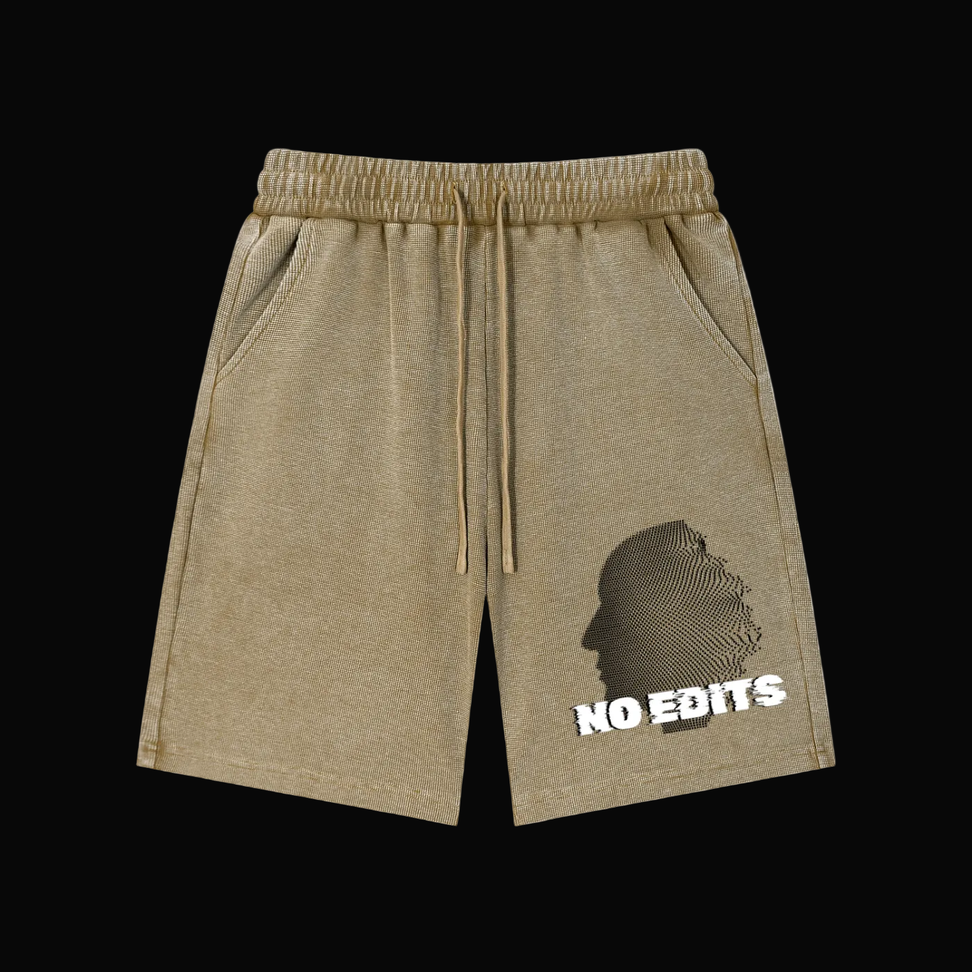 "No Edits" Waffle Knit Shorts